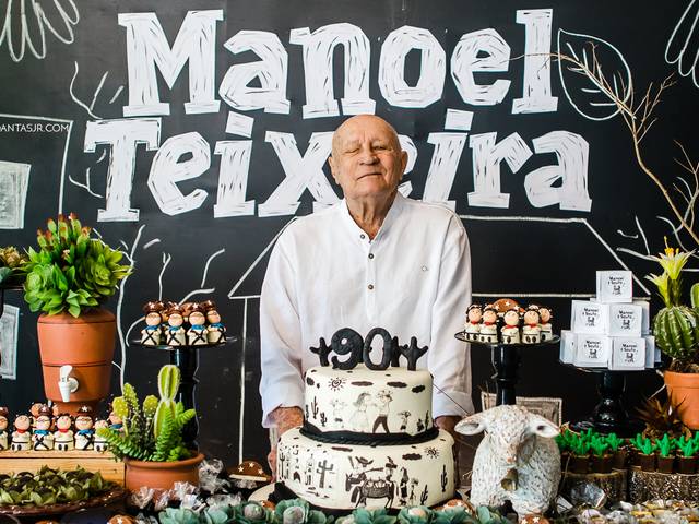 Aniversários de 90 Anos do Seu Manoel Teixeira