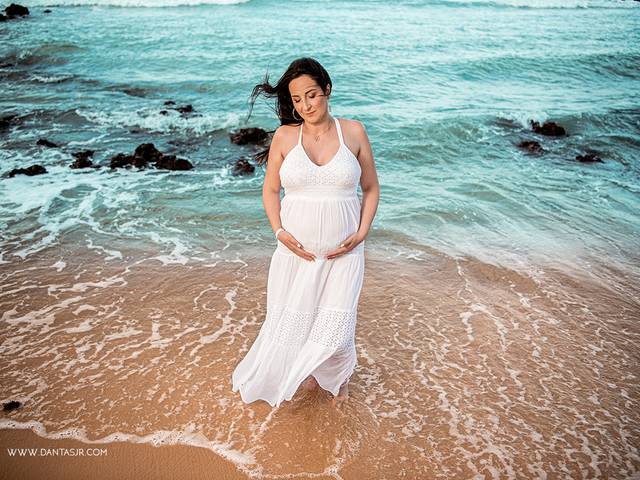 Grávidas de Ensaio Gestante - Débora