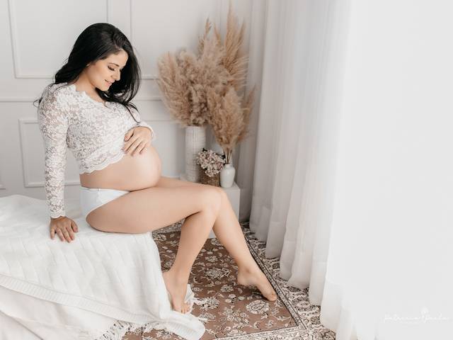 Gestante de Doce espera Thalles