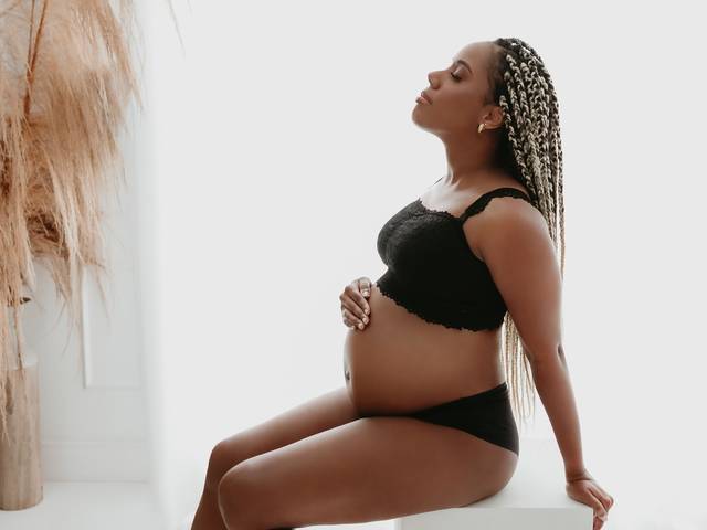 Gestante de Doce espera de Olívia