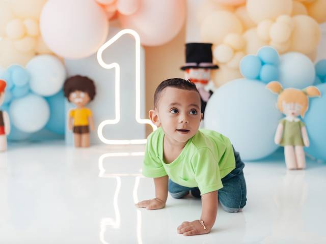 Smash the Cake de 1 aninho do Rafael