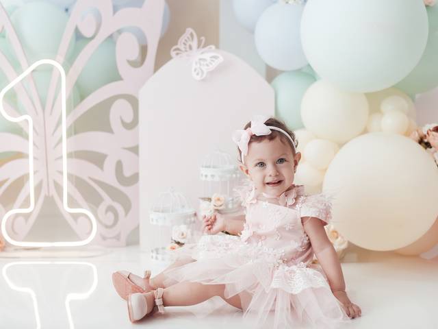 Smash the Cake de 1 aninho da Lara