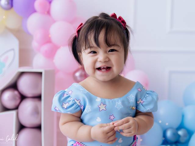 Smash the Cake de 1 aninho da Agatha