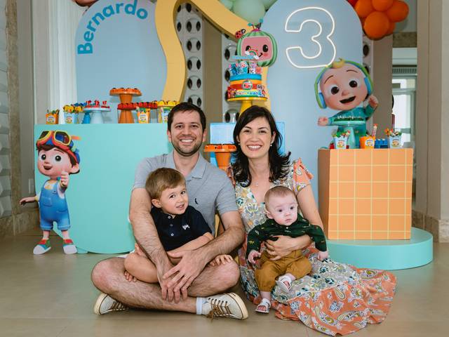 Festa Infantil de Aniversário Bernardo 3 anos