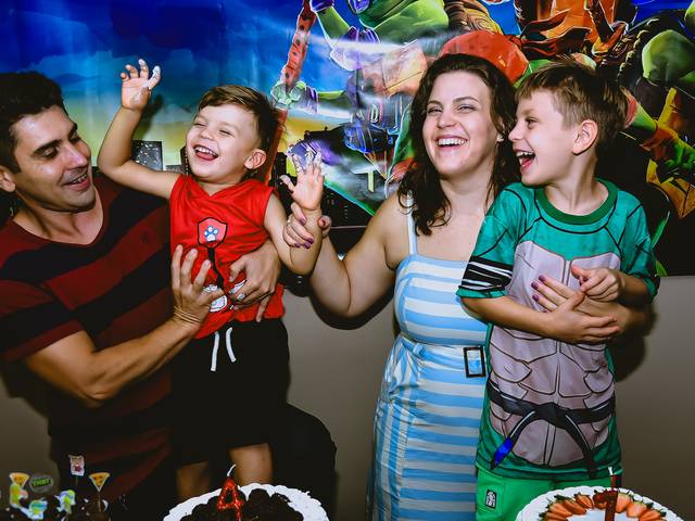 Festa Infantil de Aniversário Pedro 7 anos e Caio 4 anos