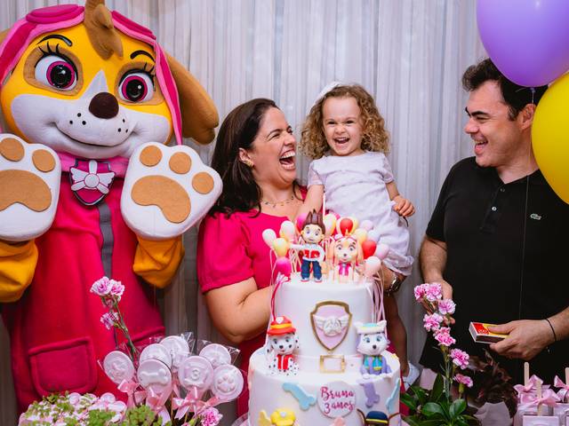 Festa Infantil de Aniversário Bruna 3 anos