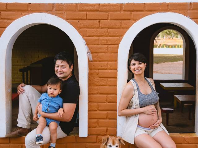 Gestante de Alice + Renato = Samuel + Gustavo