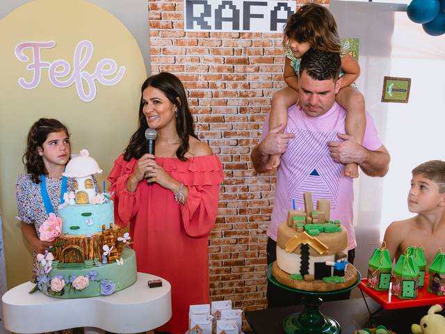 Festa Infantil de Aniversário Fernanda 10 anos e Rafael 8 anos