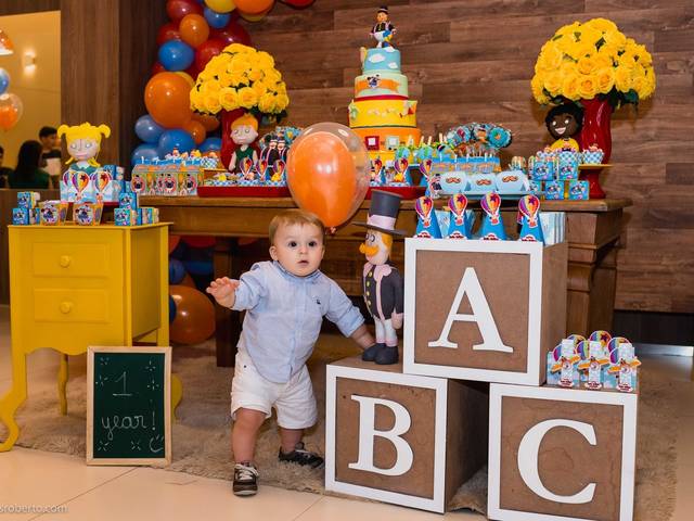 Festa Infantil de Aniversário de 1 ano do Luiz Felipe