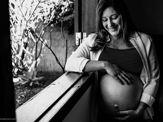 Gestante de Anarela & Reinaldo = Angelina + Mariana