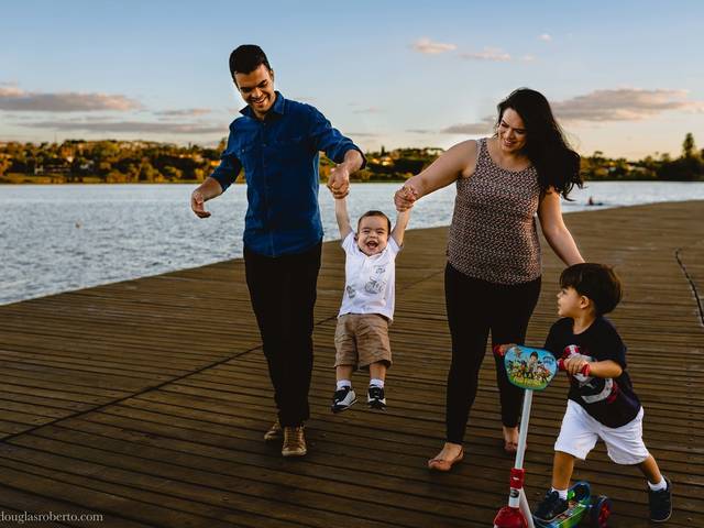 Família de Patrícia & Helder = Danton & Arthur