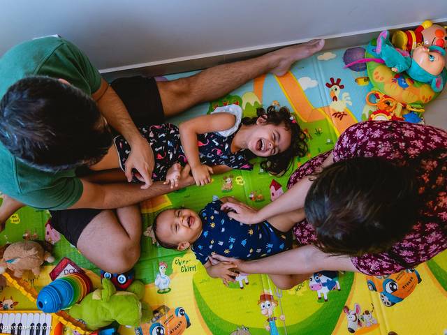 Família de Danielle & Tiago = Laura + Lucas