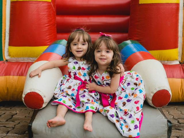 Festa Infantil de Aniversário de 2 anos da Gabriela & Letícia
