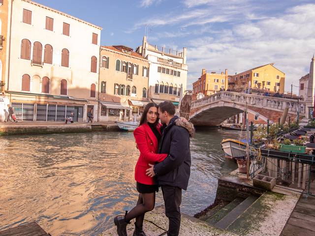 Pre wedding de Lidia & João -Veneza