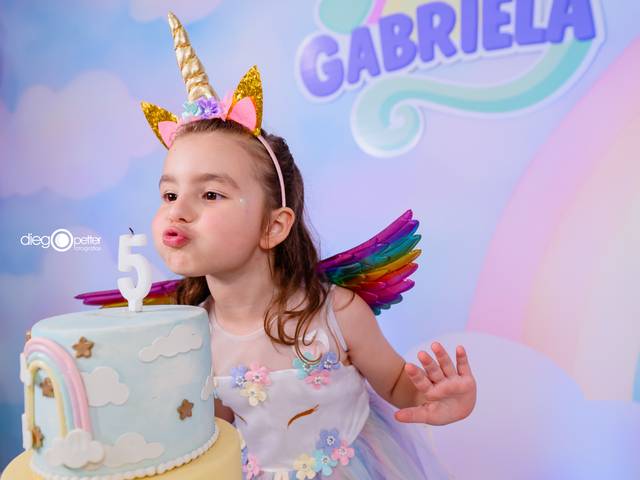 Aniversários de 5 anos Gabriela