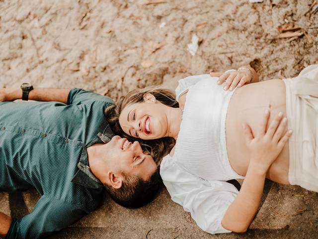 GESTANTE de Á espera de Giulia