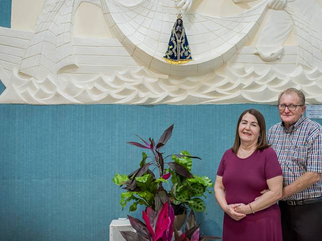 Bodas de 50 anos!!! As lindas Bodas de Ouro da Rosa e do Vanderlei.