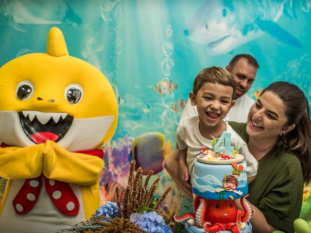 Infantil de Mateo 04 anos - Aventuras no Fundo do Mar