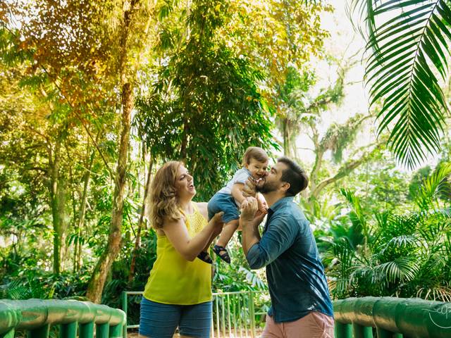 Família de Artur 1 ano - Ensaio Família