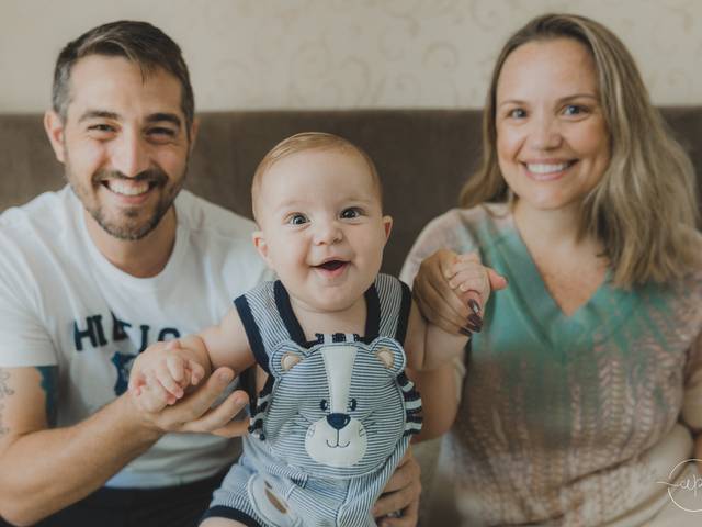 Família de Ensaio Família na casa do Artur