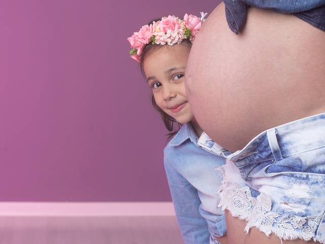 Gestante de Bárbara e Joaquim