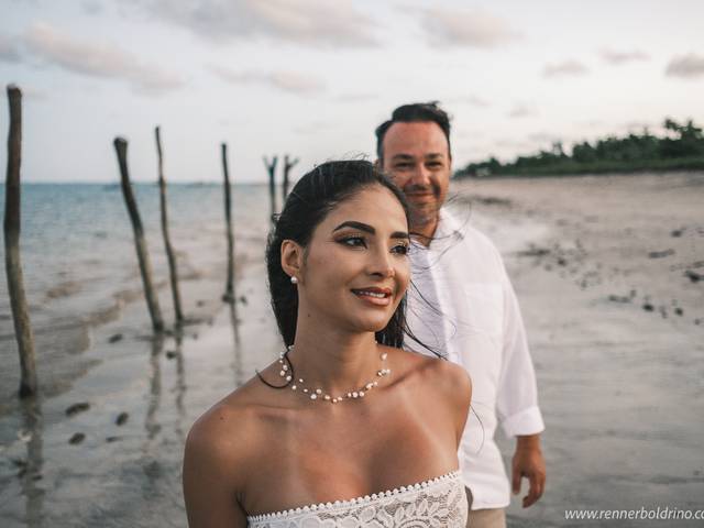 Trash the dress de Ingrid e Renato