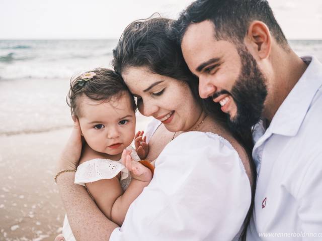 Gestante de Dani e Paulo e Clara