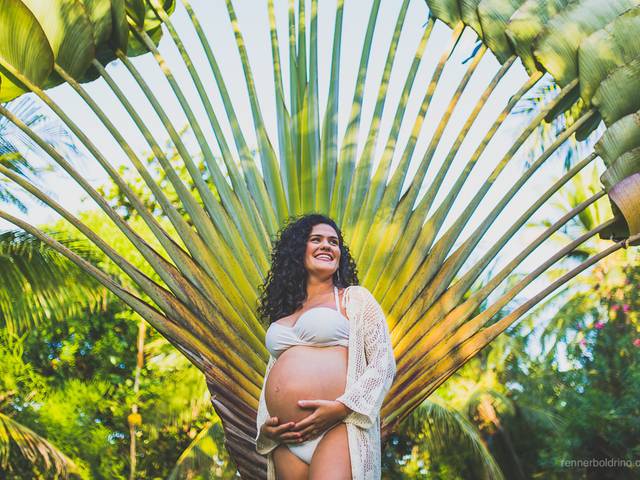 Gestante de Natália e Léo