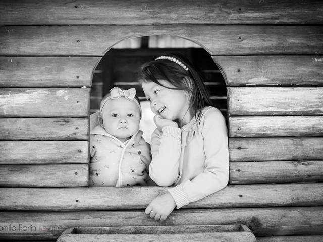 Momentos especiais de Cecília I 6 meses