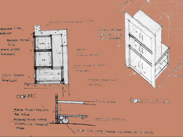 Interiores de Salão de Festas - Condomínio E.O.P.