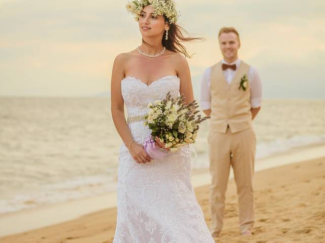 Casamento de Luciana e James - Hotel Brisa, Praia Massaguaçu