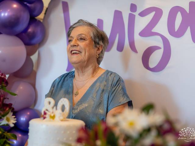 Eventos Sociais de Luíza 80 anos