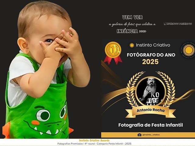 Momentos Premiados de Festa Infantil - Fotografias Premiadas 4° round/2025 Instinto Criativo