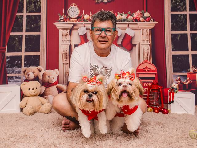 Estúdio Giovana Destro Fotografia de Ensaio de Natal Luna e Zoe