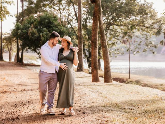 Gestantes de Cinthia e Rafael a espera da Aurora