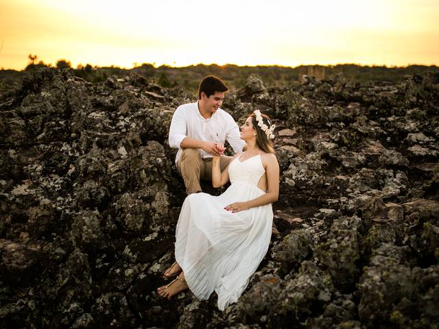 Ensaios de Iara Castanho e Fernando Ramirez