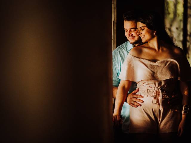 Ensaios de Aline e Bruno