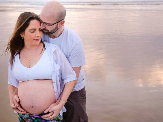 Família de Tati e Túlio - Esperando a Isabela