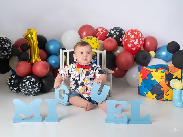 Estúdio de Smash the cake Miguel