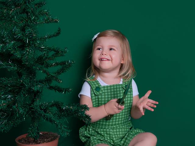 Estúdio de Laura, sessão de natal