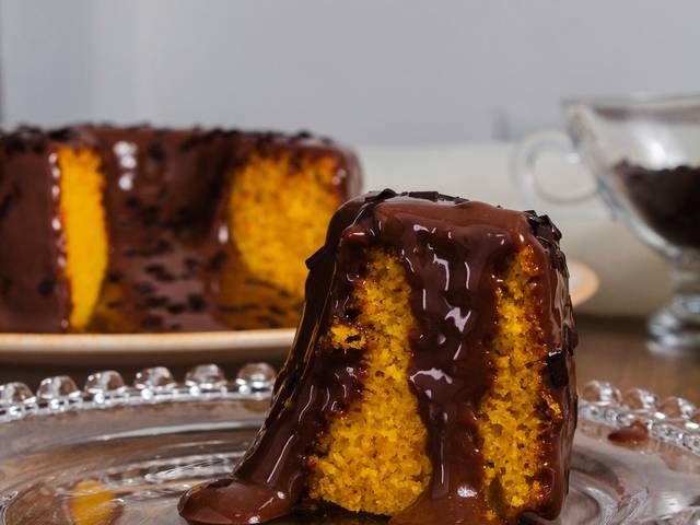 Gastronomia de Bolo Vulcão 