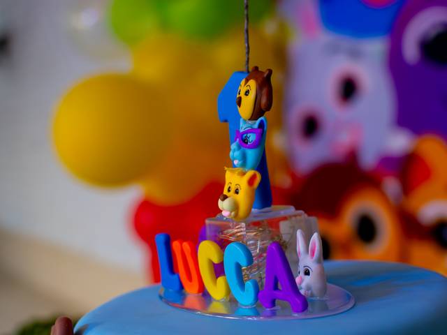 Festas Infantis  de Lucca Samuel 1 Ano, no mundo dos Bolo Fofos