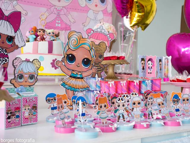Festas Infantis  de Festa Lol Surprise da Larissa