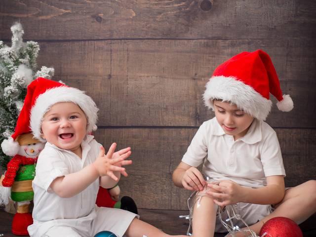 Ensaios Temáticos de Sessão de Natal - Arthur e Luiz Antônio