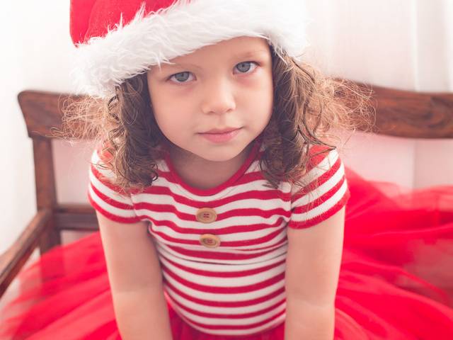 Ensaios Temáticos de Sessão de Natal - Sarah