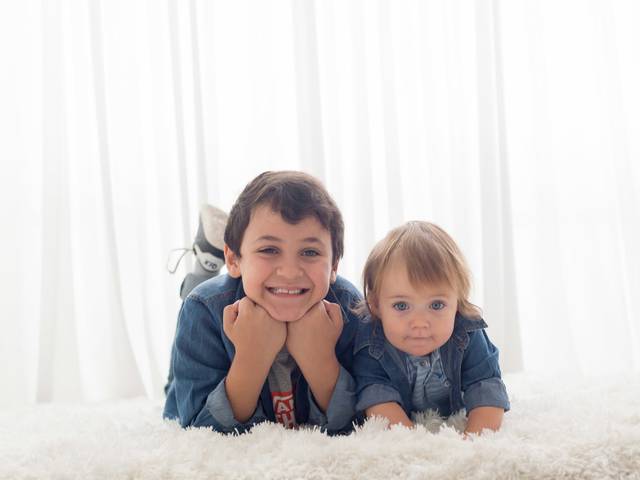 Kids de Téo e Joaquim.
