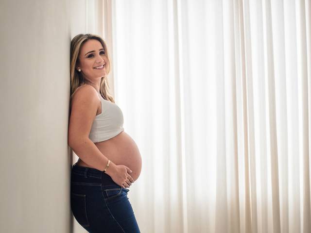 Gestante de A espera da Stella