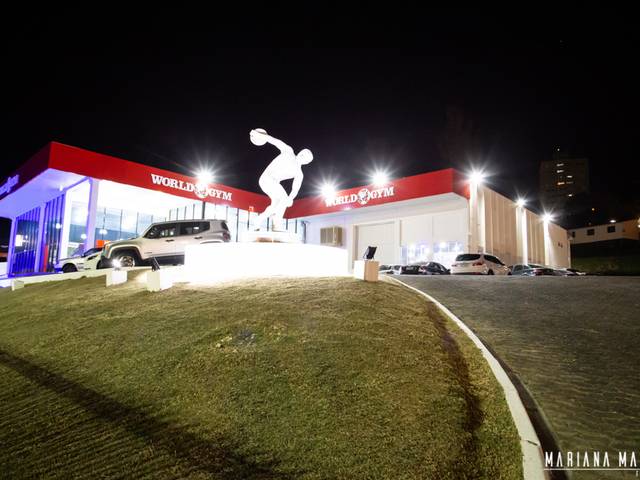 Arquitetura e Designer de Academia World Gym