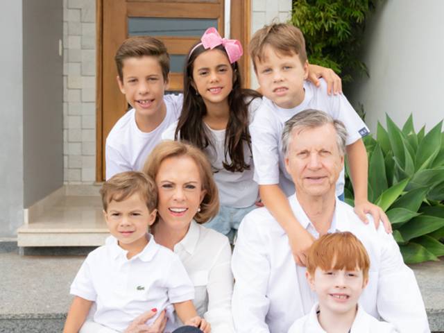 Ensaio Família de Avós com seus netos