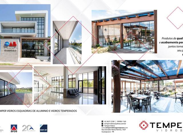 Arquitetura e Designer de Temper Vidros